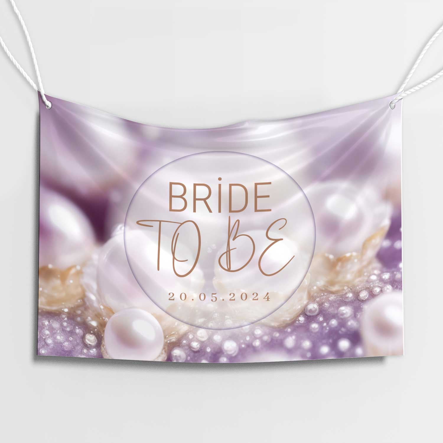 Pudra Çiçekli Bride To Be Afişi