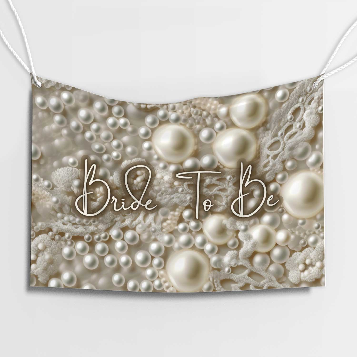 Gümüş Parıltılı Bride To Be Afişi