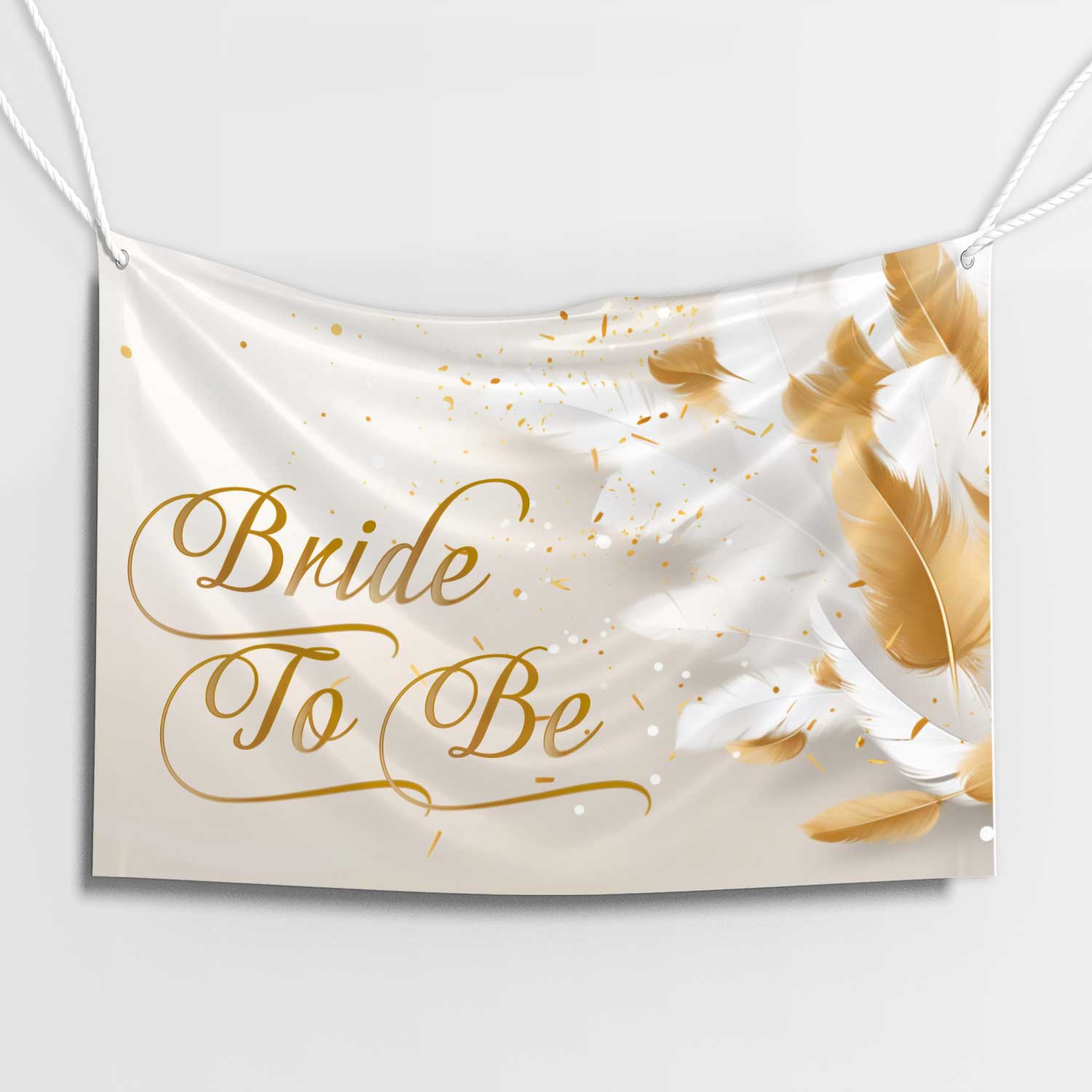 Gold Yaldızlı Bride To Be Afişi